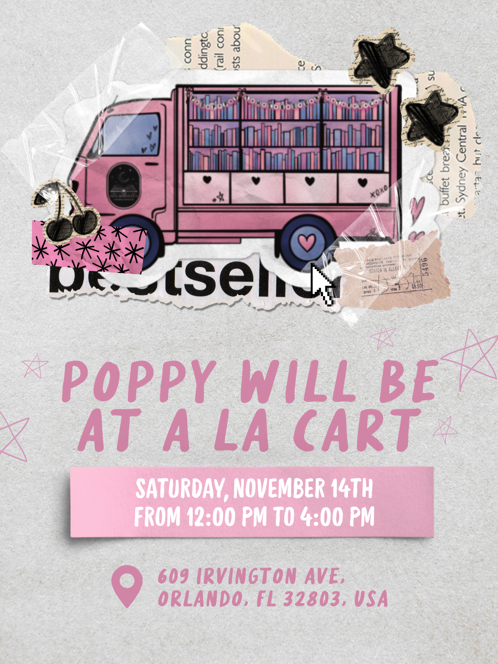Poppy Pop-Up at A La Cart