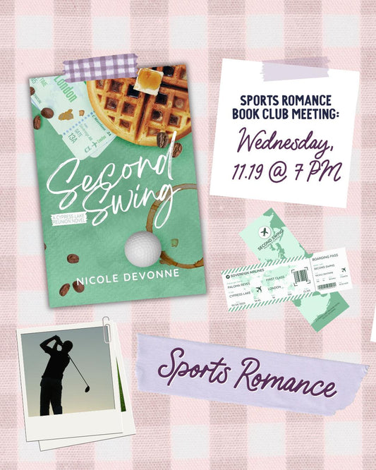 Sports Romance Book Club | Second Swing