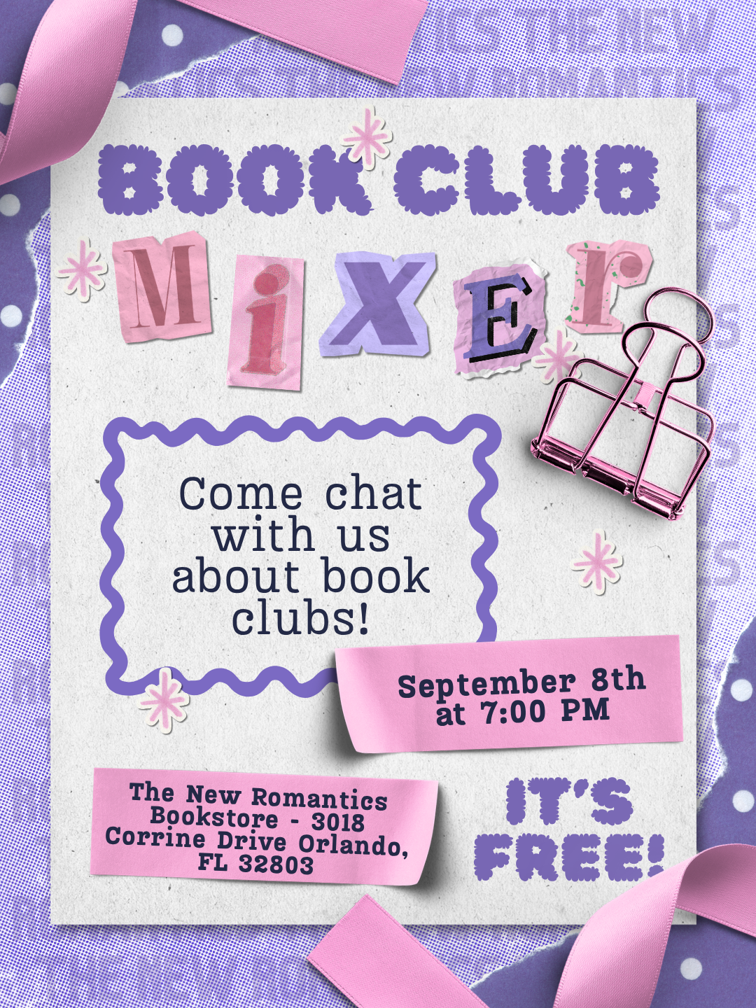Book Club Mixer