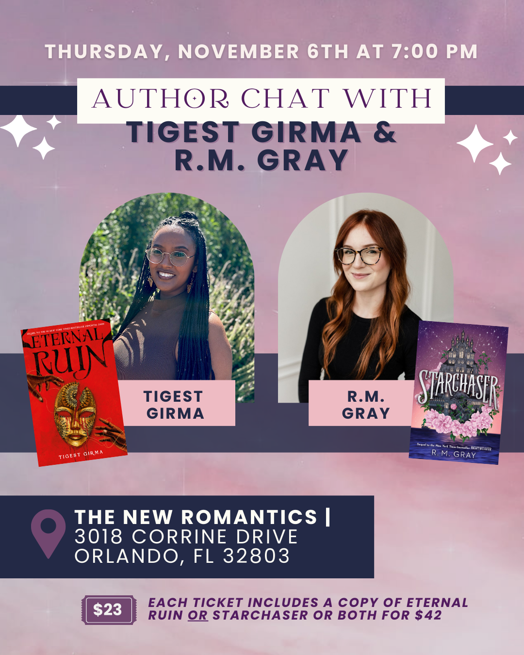 Author Chat with Tigest Girma & R.M. Gray