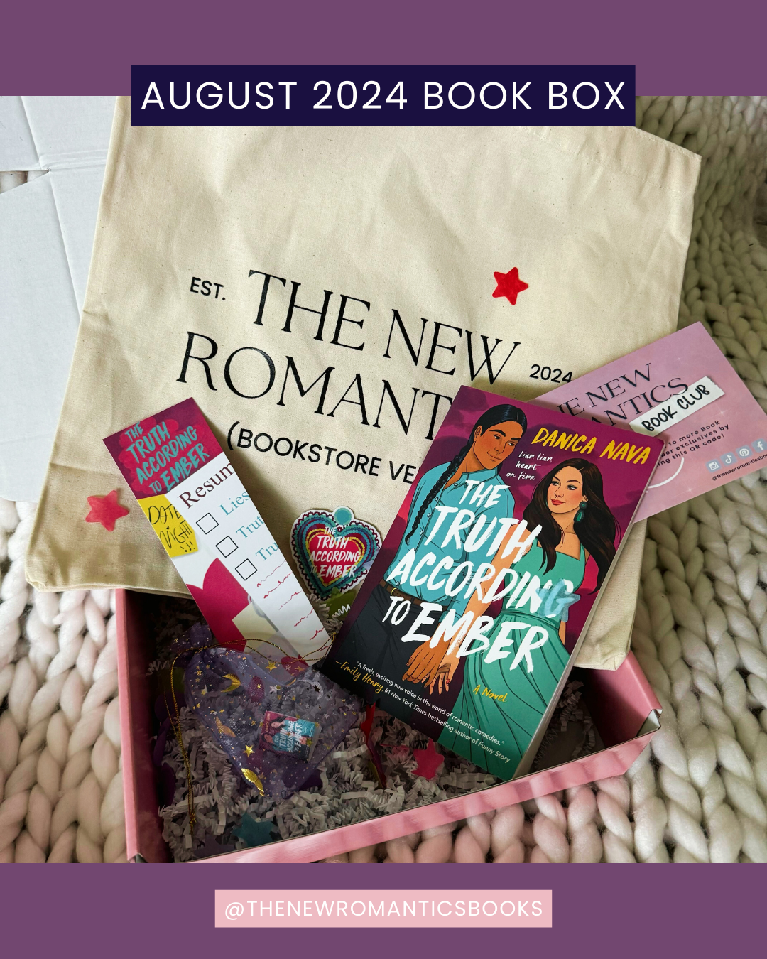 The New Romantics Book Club Box
