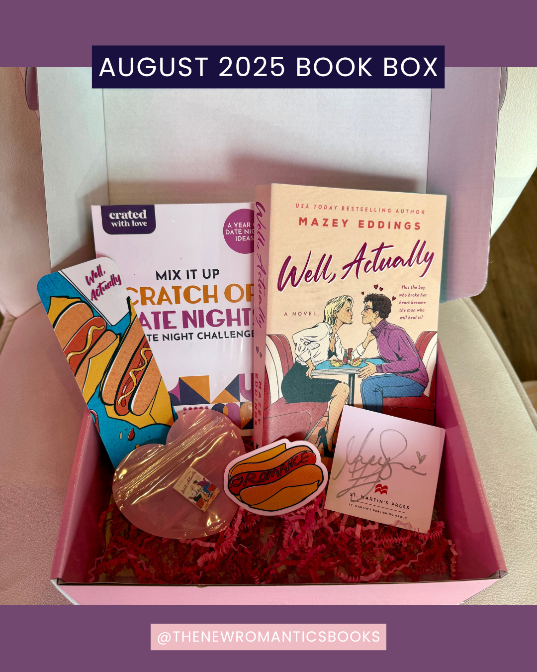The New Romantics Book Club Box