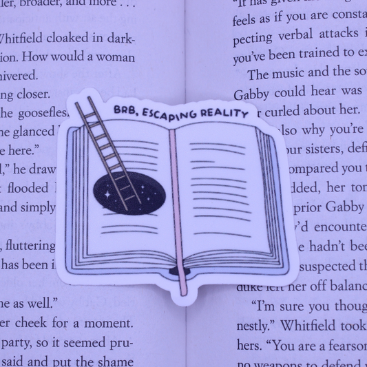 BRB, Escaping Reality Sticker
