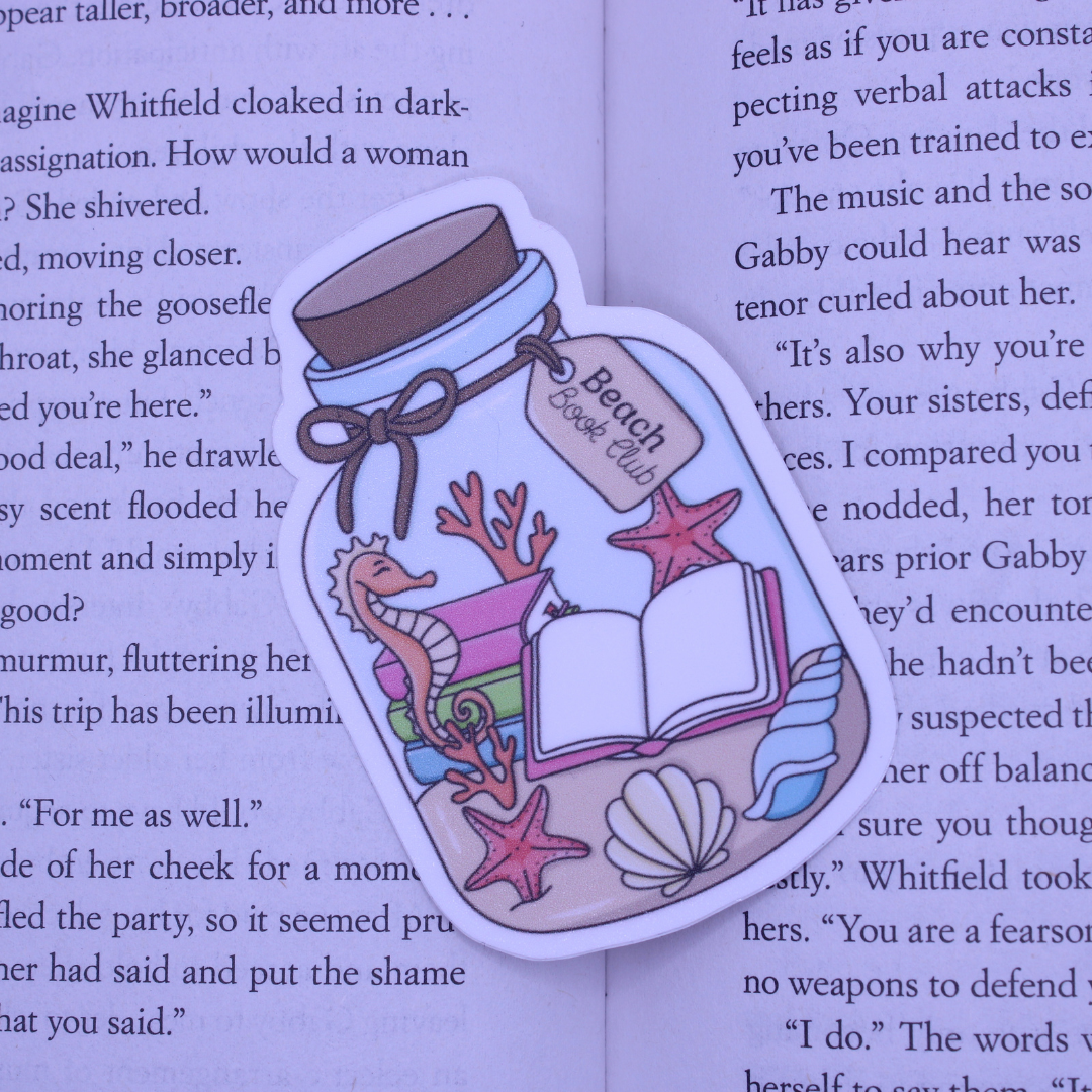 Beach Book Club Sticker