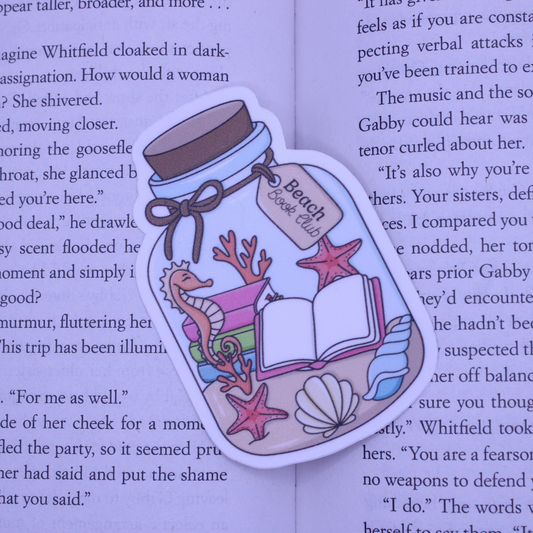 Beach Book Club Sticker