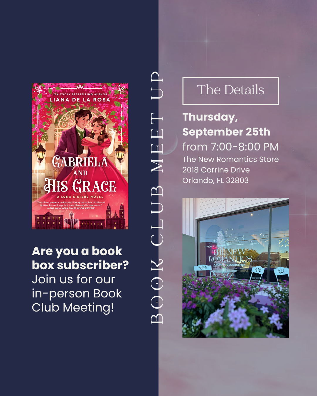The New Romantics Book Club Box