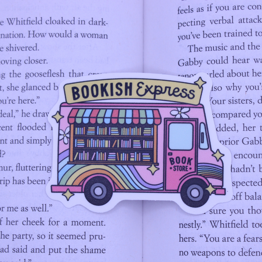 Bookish Express Sticker