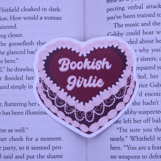 Bookish Girlie Vintage Cake Sticker
