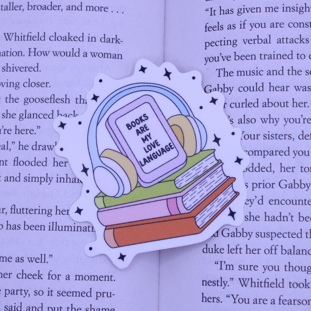 Books Are My Love Language Sticker