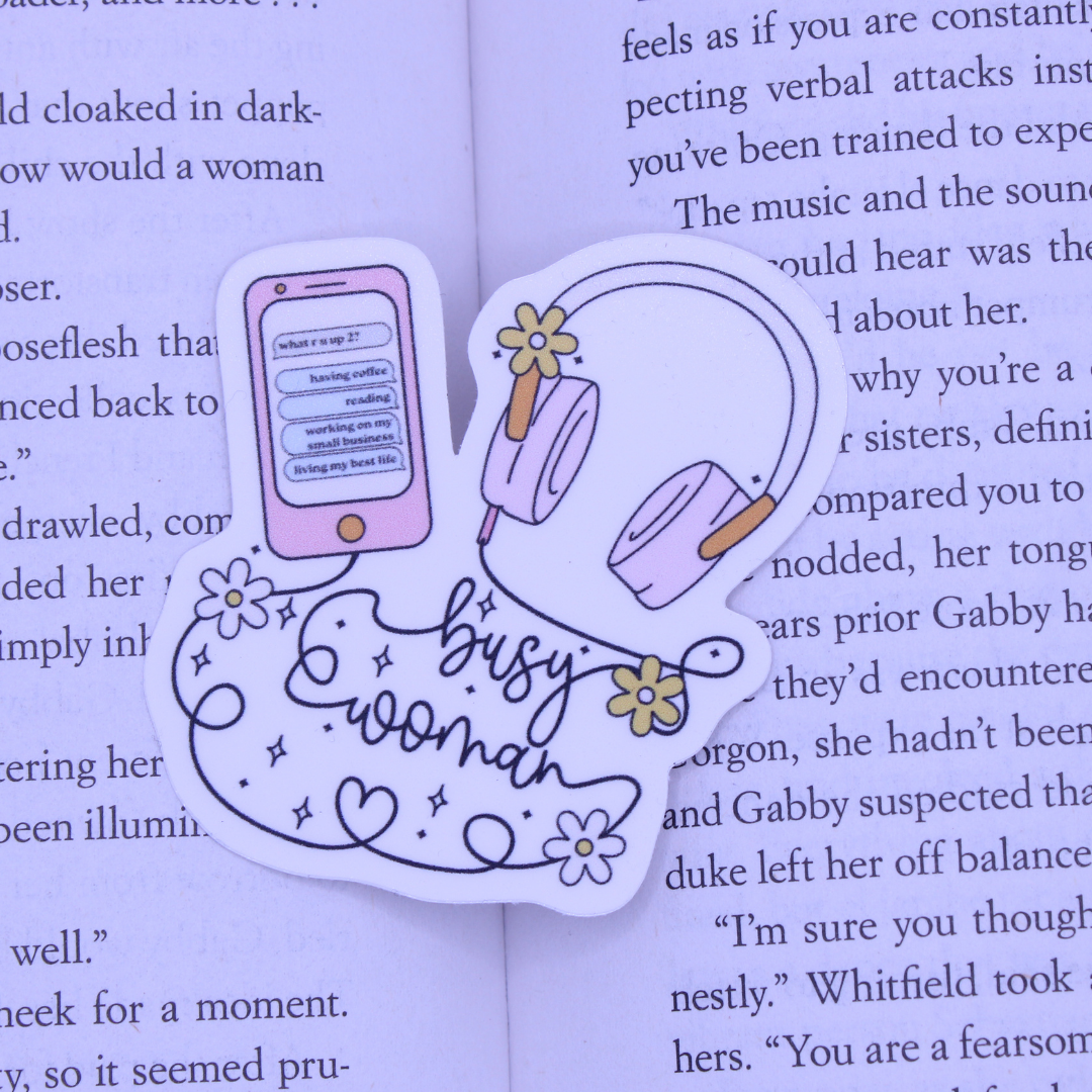 Busy Woman Sticker