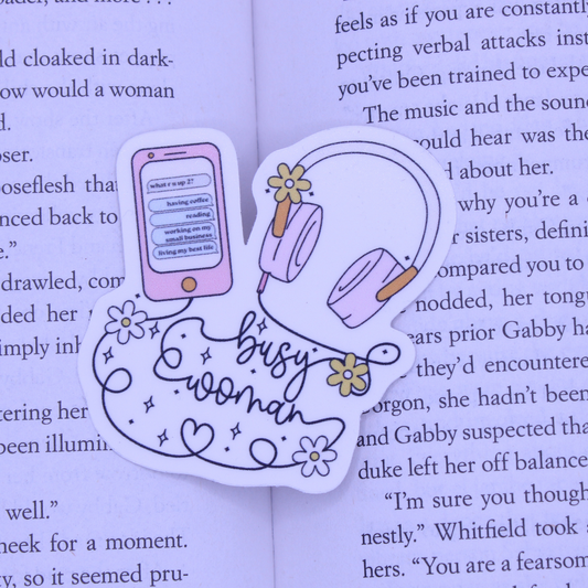 Busy Woman Sticker