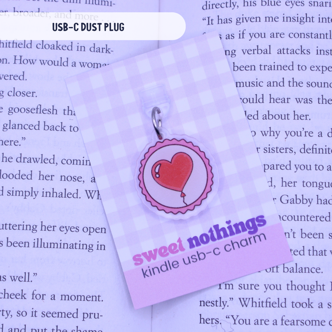 Red Scarf Stamp Kindle Charm