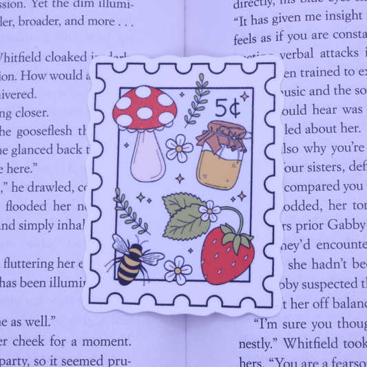 Cottage Core Stamp Sticker