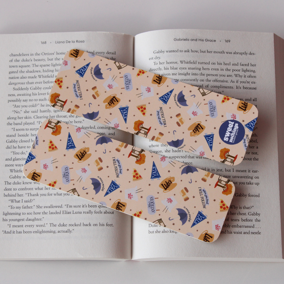 Cozy Fall Small Town Bookmark