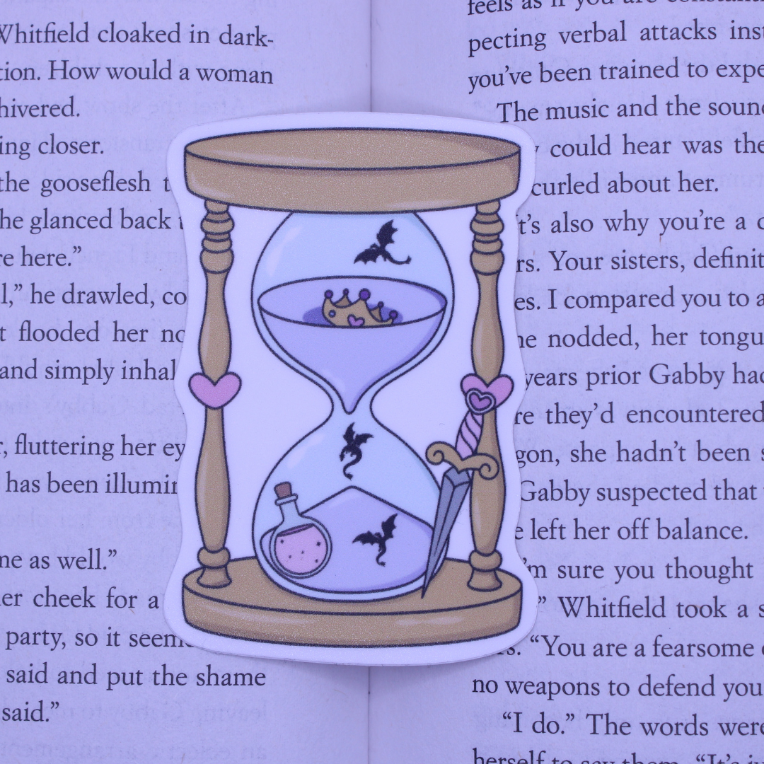 Fantasy Hourglass Sticker