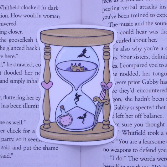 Fantasy Hourglass Sticker