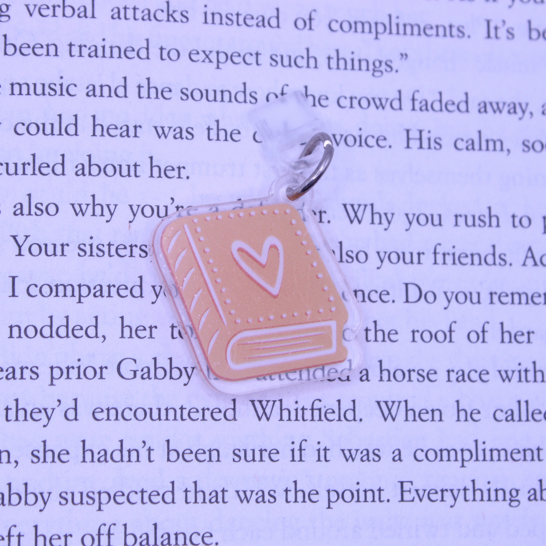 Gingerbread Book Kindle Charm