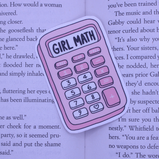 Girl Math Sticker