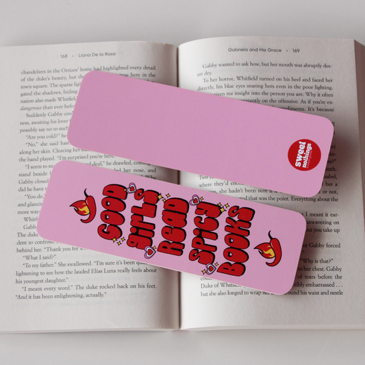 Good Girls Read Spicy Books Bookmark