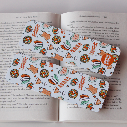 Green Showgirl Bookmark