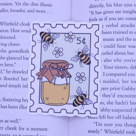 Honey Jar Stamp Sticker