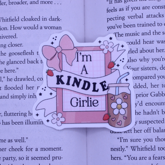 I'm a Kindle Girlie Sticker