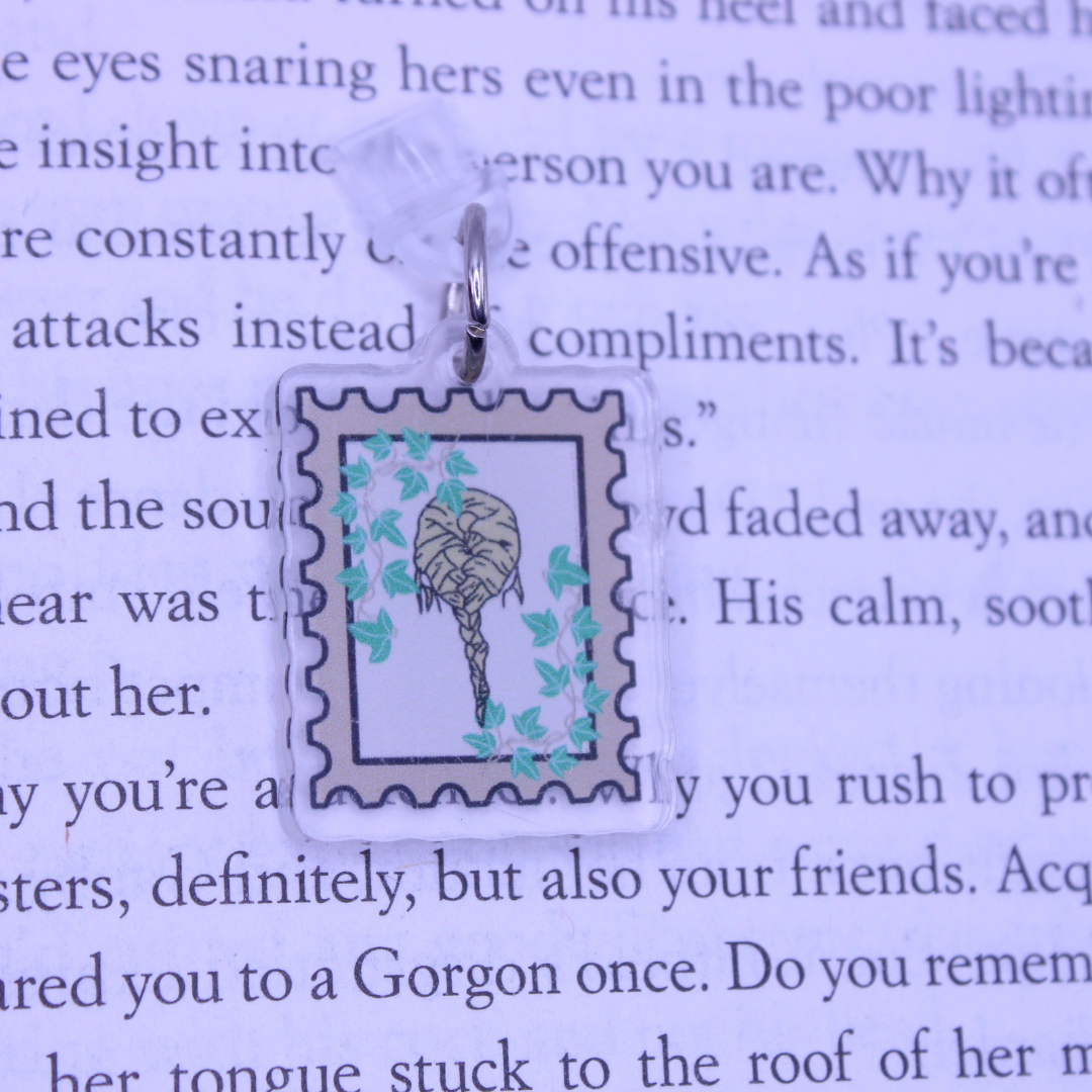 Ivy Stamp Kindle Charm