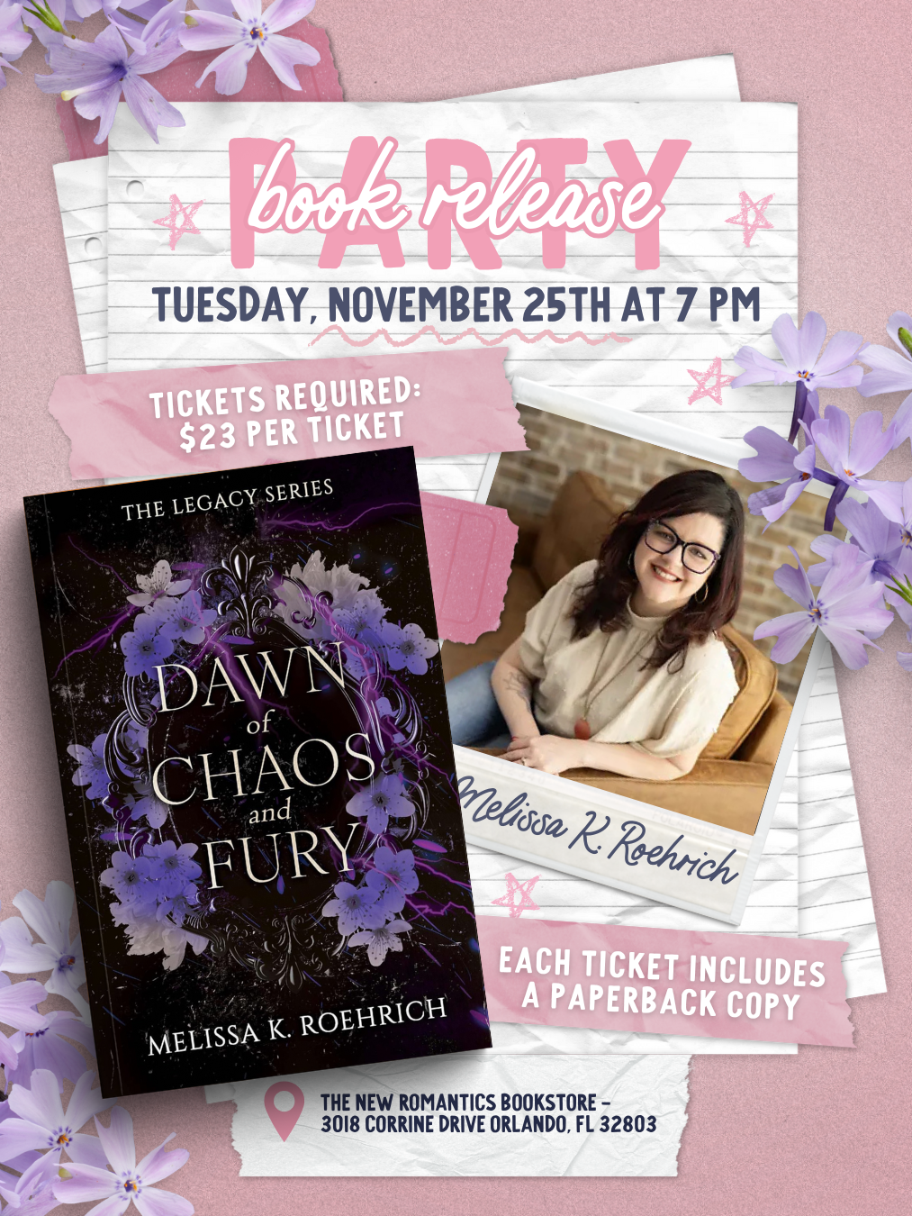 Book Release Party with Melissa K. Roehrich