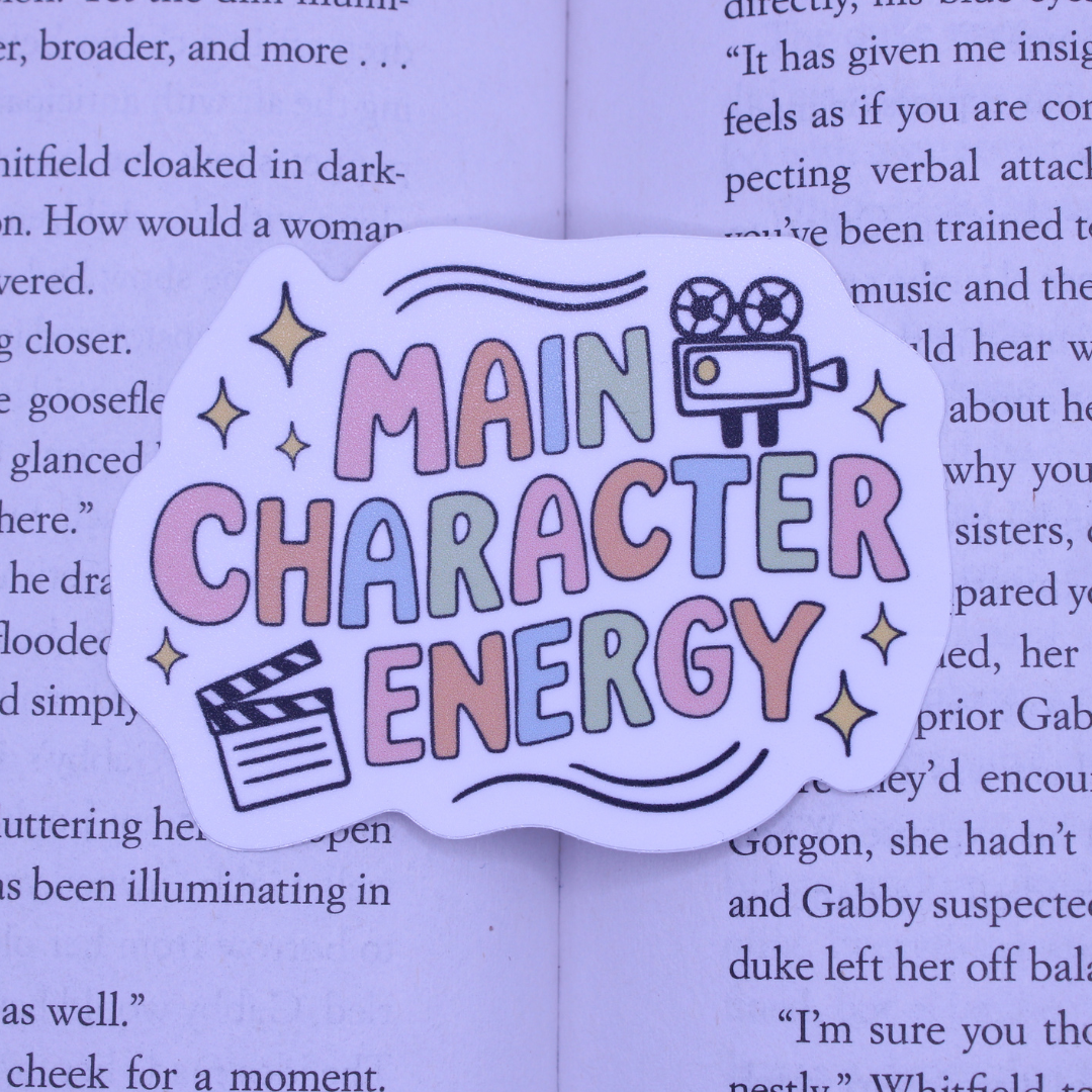 Main Character Energy Sticker