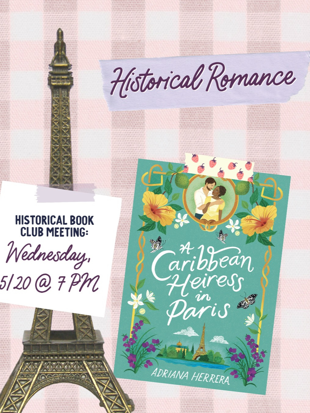 Historical Romance Book Club | A Caribbean Heiress in Paris