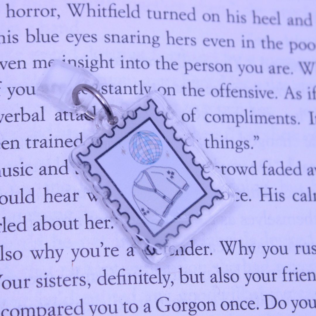 Mirrorball Stamp Kindle Charm