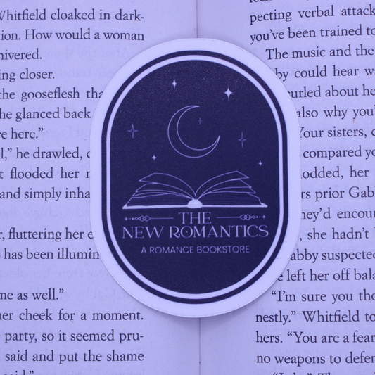 TNR Navy Oval Logo Sticker