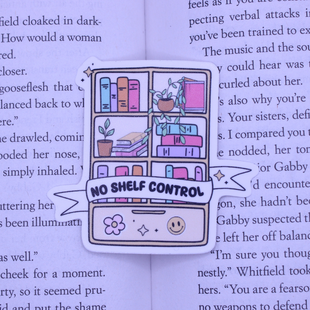 No Shelf Control Sticker