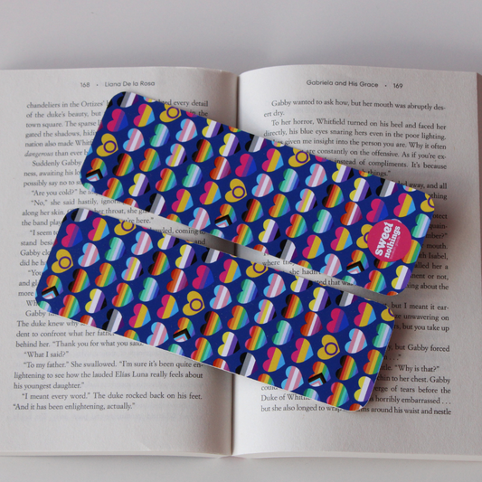 Pride Hearts Bookmark