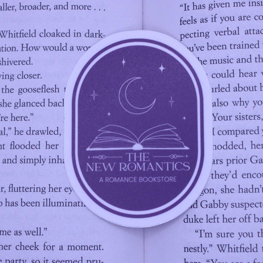 TNR Purple Oval Logo Sticker