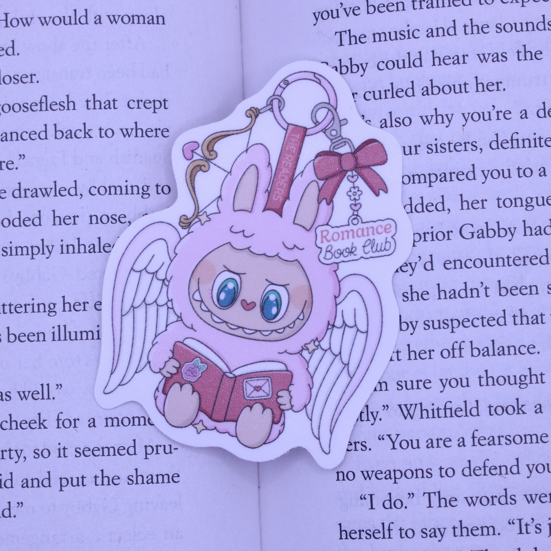 Romance Book Club Keychain Sticker