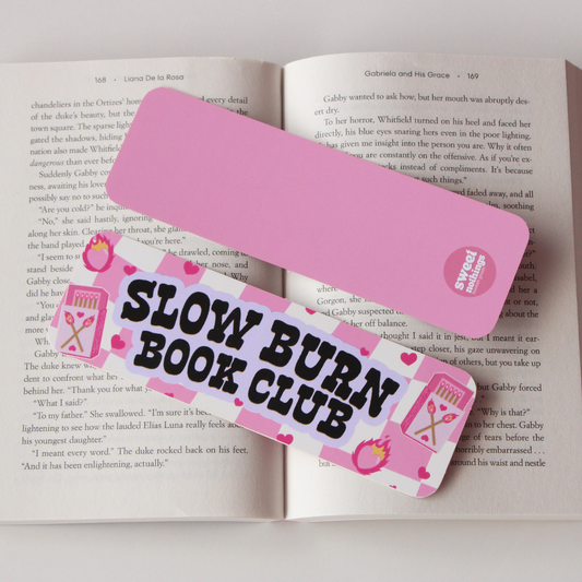 Slow Burn Book Club Bookmark