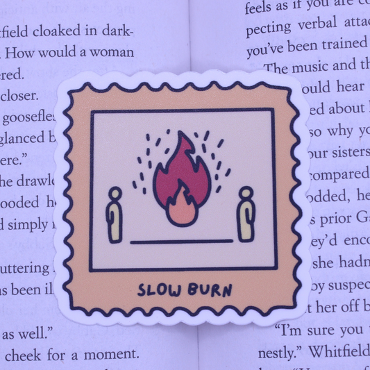 Slow Burn Stamp Sticker
