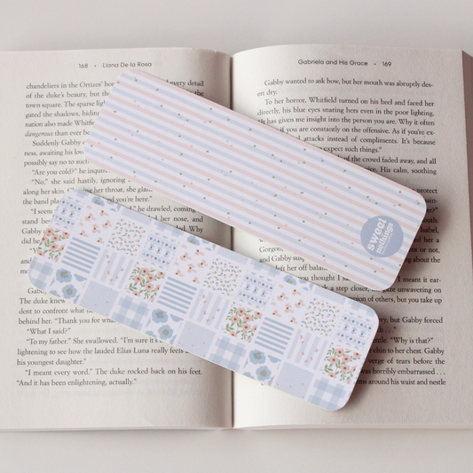 Spring Patchwork Bookmark