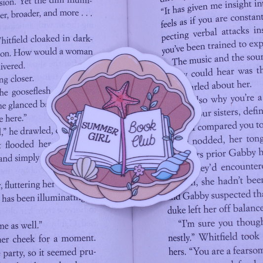 Summer Girl Book Club Sticker
