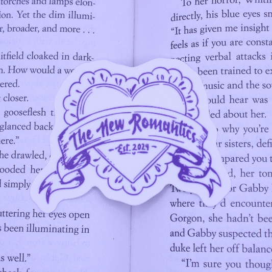 TNR Purple Mural Heart Sticker