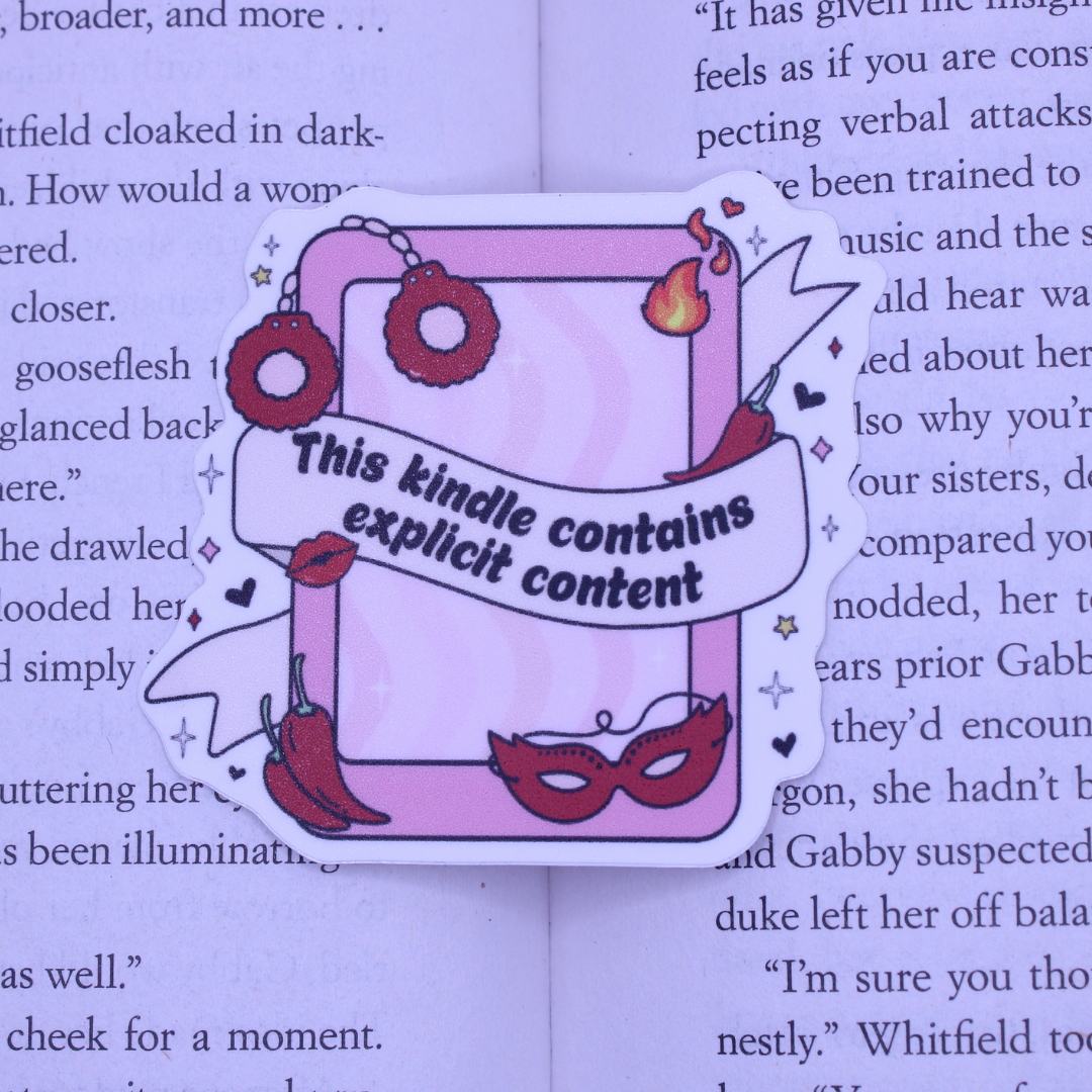This Kindle Contains Explicit Content Sticker