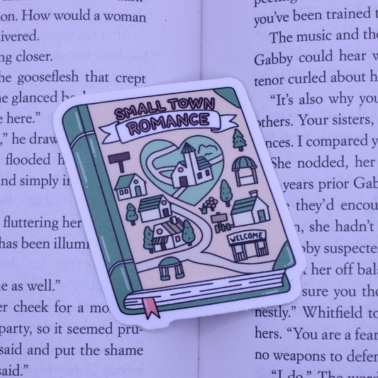Welcome to Small Town Romance Sticker