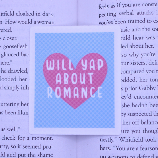 Will Yap About Romance Stamp Sticker