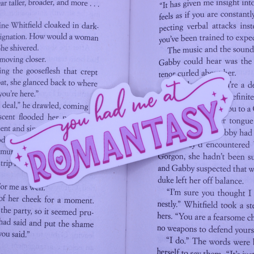 You Had Me at Romantasy Sticker