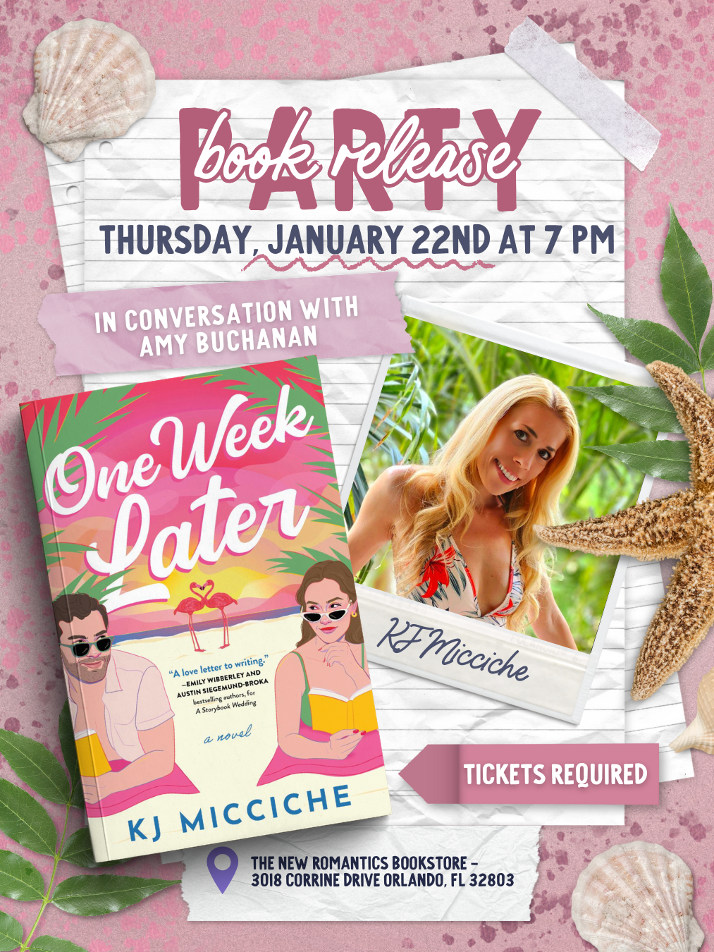 Book Release Party with KJ Micciche