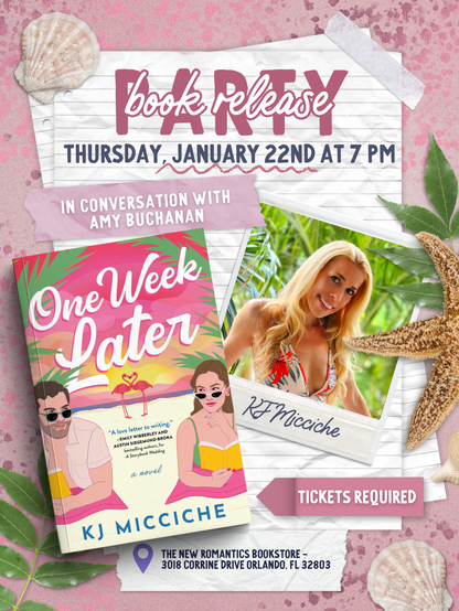 Book Release Party with KJ Micciche