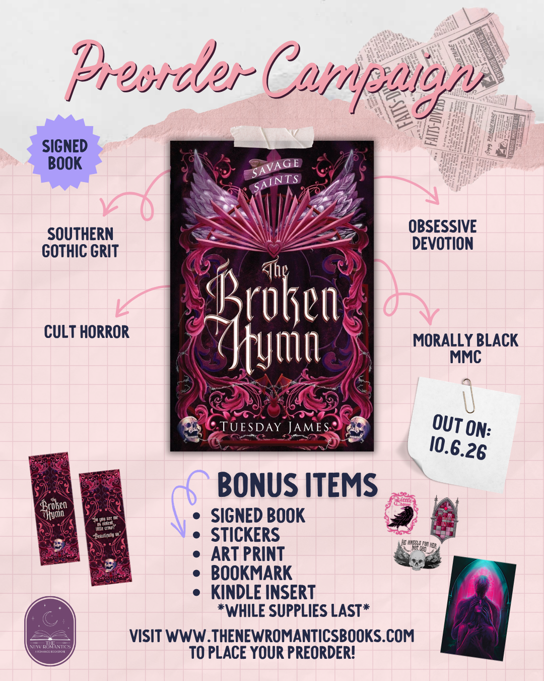 [PREORDER] Savage Saints: The Broken Hymn