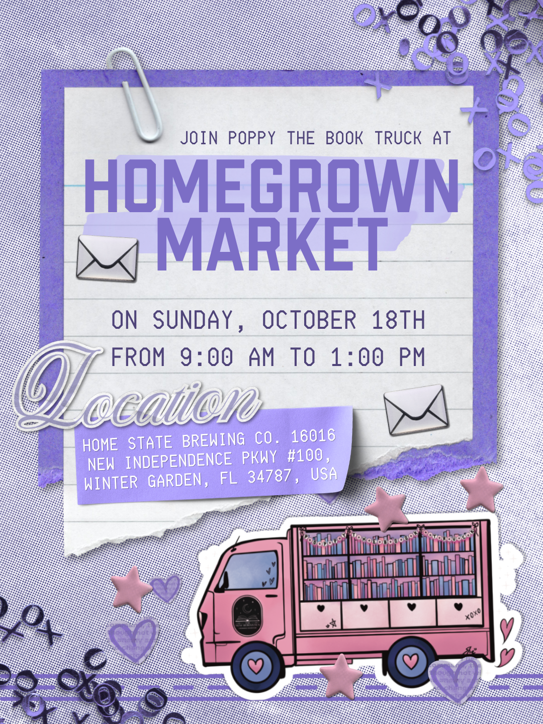 Homegrown Market Poppy Pop-Up