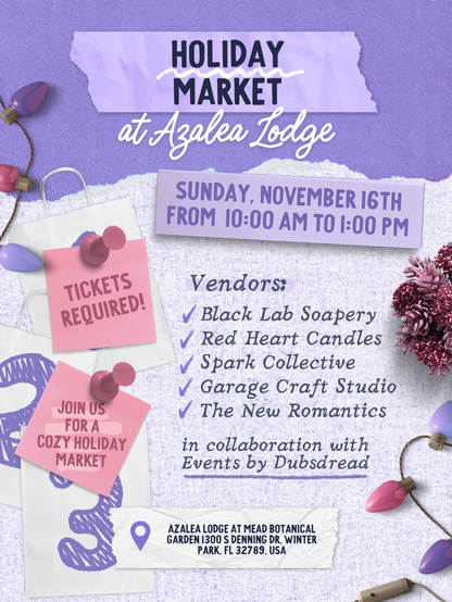 Holiday Market at Azalea Lodge